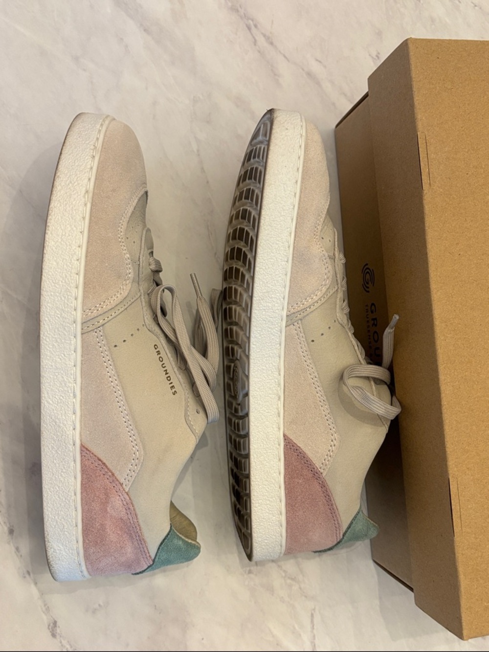 Groundies Nova GS1 Sneakers US 7.5 Beige Barefoot Minimalist DONATING 4/30! - Picture 14 of 16